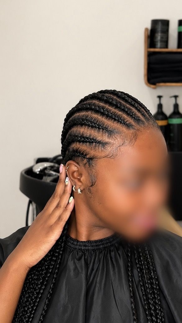 Cornrows réalisés chez FF Beauty